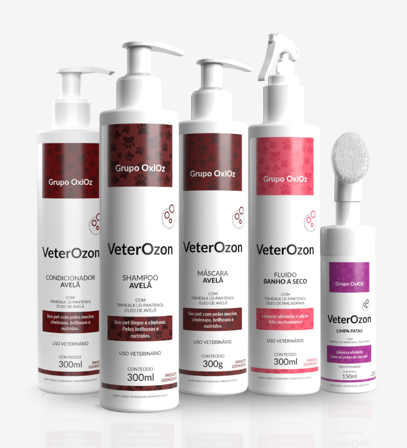 Trio Avelã + Banho a Seco + Limpa Patas